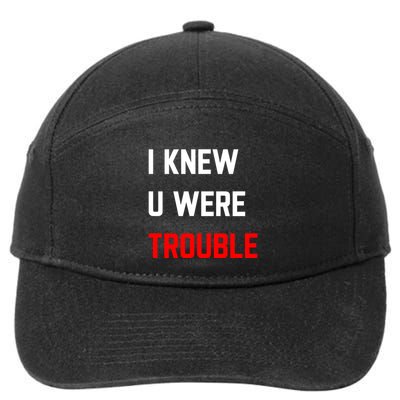 Taylor I Knew U Were Trouble 7-Panel Snapback Hat
