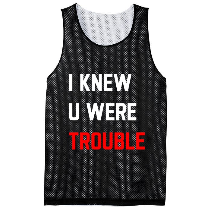 Taylor I Knew U Were Trouble Mesh Reversible Basketball Jersey Tank