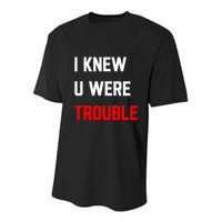 Taylor I Knew U Were Trouble Youth Performance Sprint T-Shirt