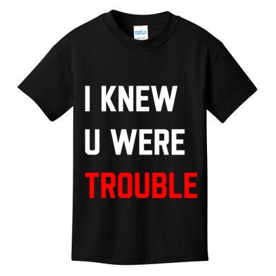 Taylor I Knew U Were Trouble Kids T-Shirt