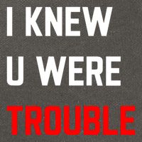 Taylor I Knew U Were Trouble Cotton Canvas Backpack