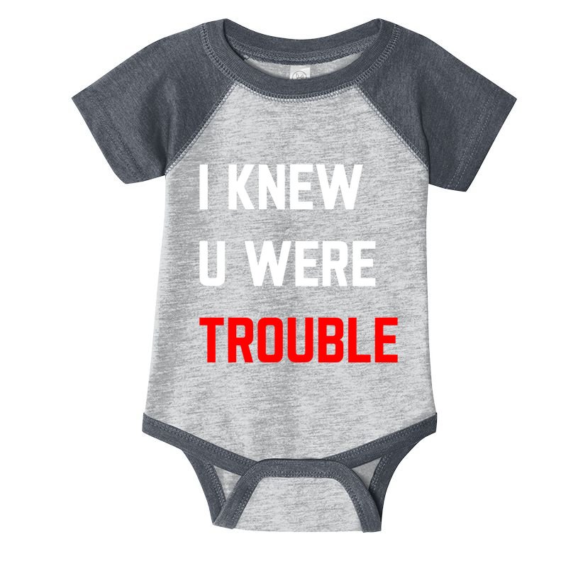 Taylor I Knew U Were Trouble Infant Baby Jersey Bodysuit