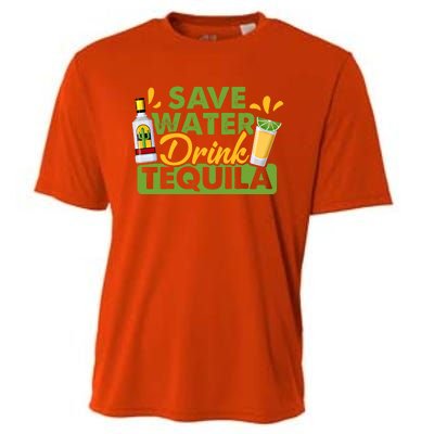 Tequila Ing Lover Tee Save Water Tequila Sweatshirt Cooling Performance Crew T-Shirt