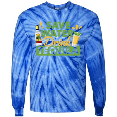 Tequila Ing Lover Tee Save Water Tequila Sweatshirt Tie-Dye Long Sleeve Shirt