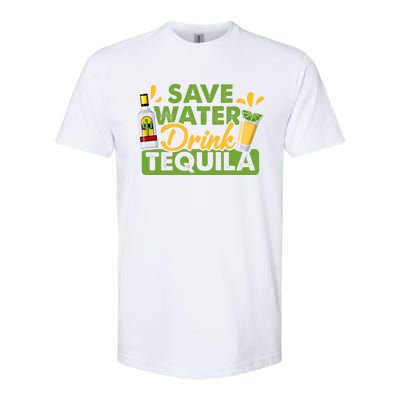 Tequila Ing Lover Tee Save Water Tequila Sweatshirt Softstyle CVC T-Shirt