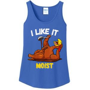 Turkey I Like It Moist Thanksgiving Dinner For Family Ladies Essential Tank