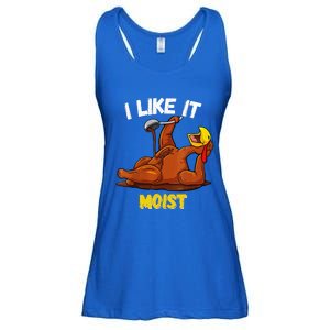 Turkey I Like It Moist Thanksgiving Dinner For Family Ladies Essential Flowy Tank