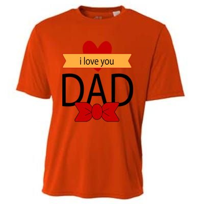 Tgiftgift I Love You Dad This My Hero Superhero Gift Cooling Performance Crew T-Shirt