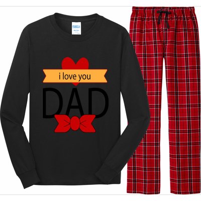 Tgiftgift I Love You Dad This My Hero Superhero Gift Long Sleeve Pajama Set