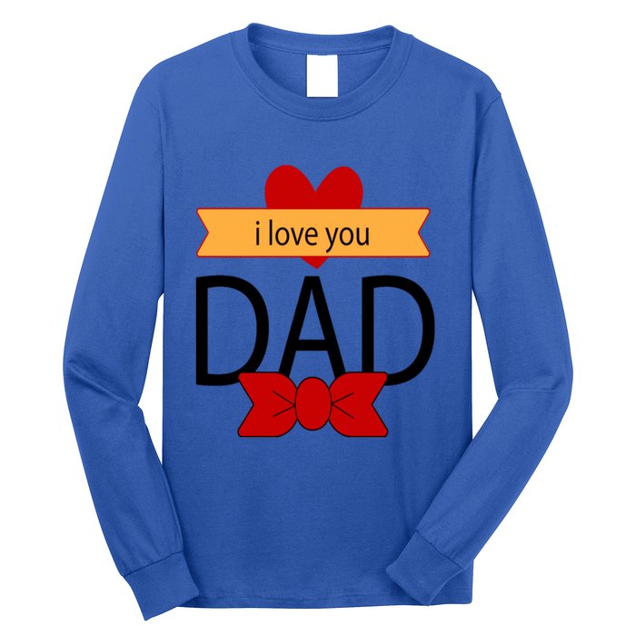 Tgiftgift I Love You Dad This My Hero Superhero Gift Long Sleeve Shirt