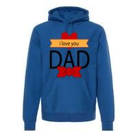 Tgiftgift I Love You Dad This My Hero Superhero Gift Premium Hoodie