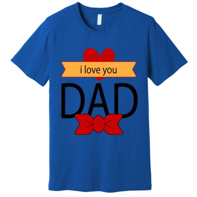 Tgiftgift I Love You Dad This My Hero Superhero Gift Premium T-Shirt