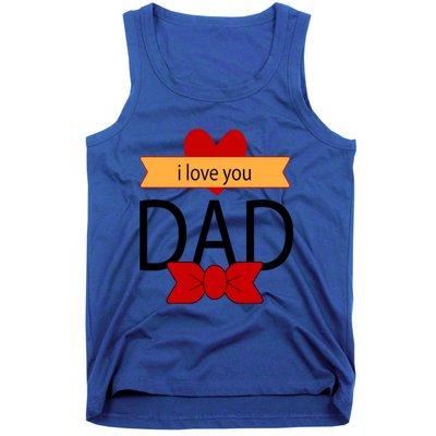 Tgiftgift I Love You Dad This My Hero Superhero Gift Tank Top