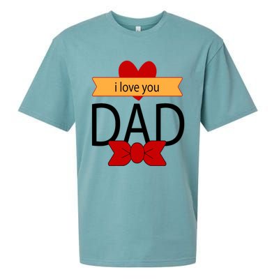 Tgiftgift I Love You Dad This My Hero Superhero Gift Sueded Cloud Jersey T-Shirt