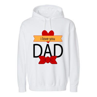 Tgiftgift I Love You Dad This My Hero Superhero Gift Garment-Dyed Fleece Hoodie