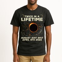 Twice In Lifetime Solar Eclipse 2017 2024 Tall T-Shirt