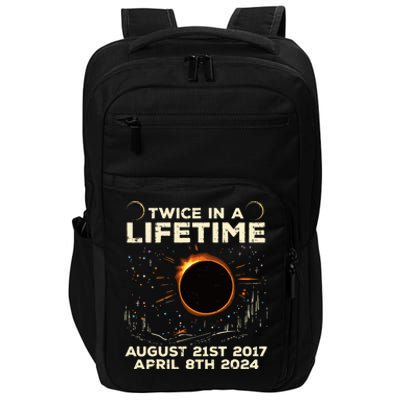 Twice In Lifetime Solar Eclipse 2017 2024 Impact Tech Backpack