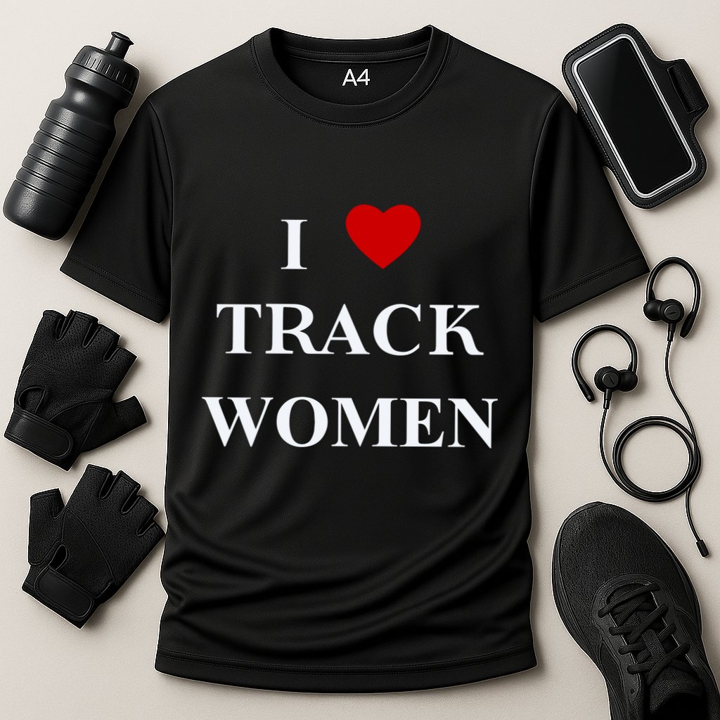 Tf I Love Track Women Cooling Performance Crew T-Shirt