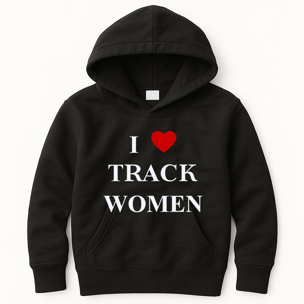 Tf I Love Track Women Kids Hoodie