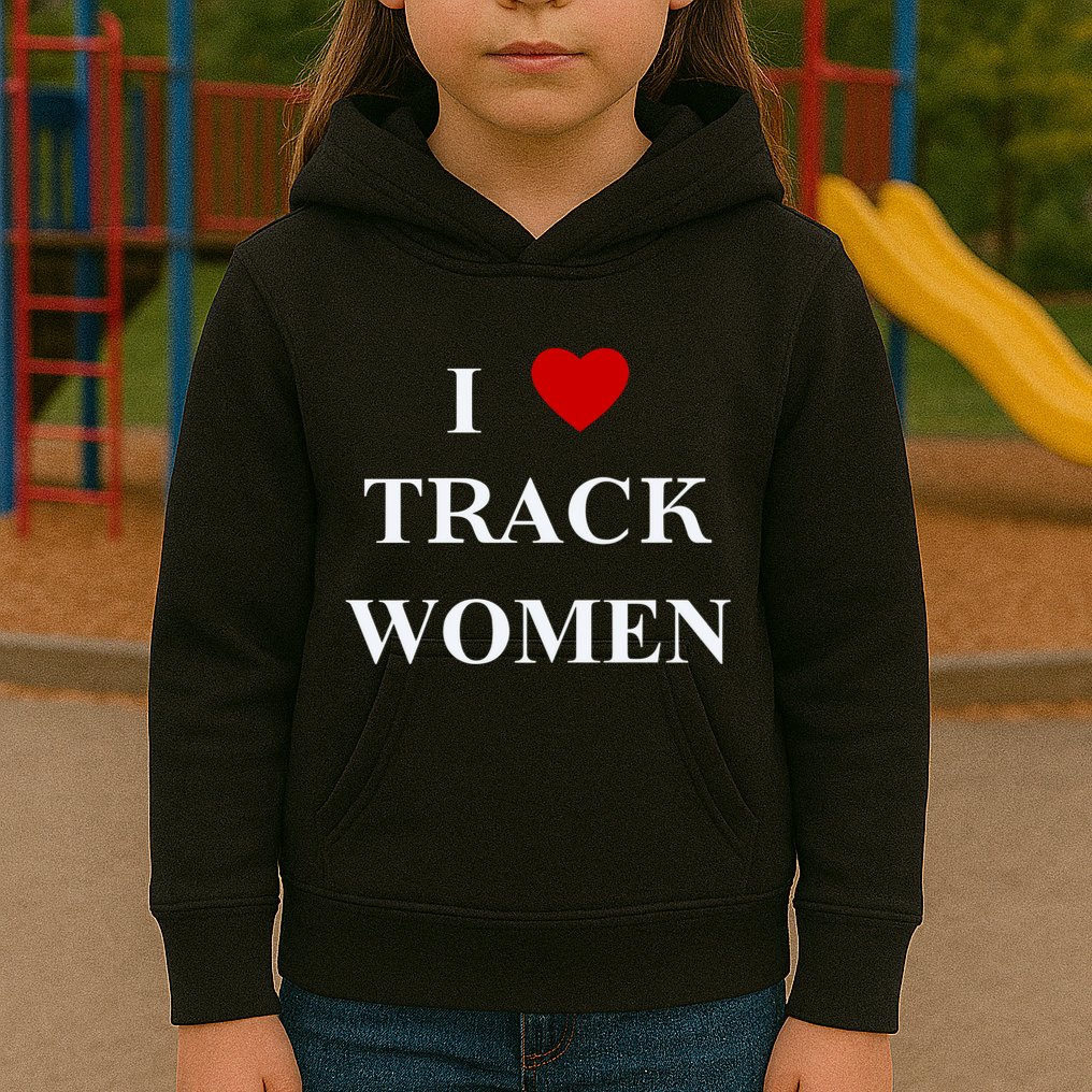 Tf I Love Track Women Kids Hoodie