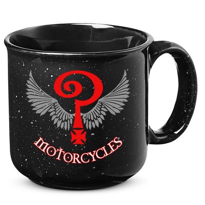 The Indian Larry's Cool Graphic Design 15oz Campfire Ceramic Mug