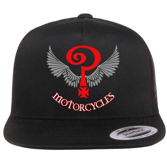 The Indian Larry's Cool Graphic Design Flat Bill Trucker Hat