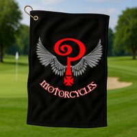 The Indian Larry's Cool Graphic Design Golf Towel