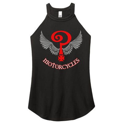 The Indian Larry's Cool Graphic Design Women's Perfect Tri Rocker Tank