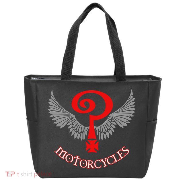 The Indian Larry's Cool Graphic Design Zip Tote Bag