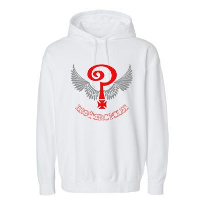 The Indian Larry's Cool Graphic Design Garment-Dyed Fleece Hoodie