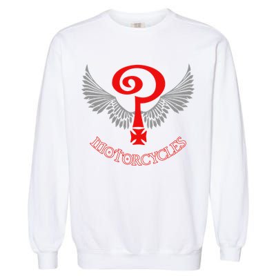 The Indian Larry's Cool Graphic Design Garment-Dyed Sweatshirt