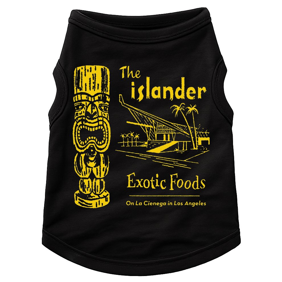 The Islander Los Angeles CA Vintage Tiki Bar Funny Doggie Tank