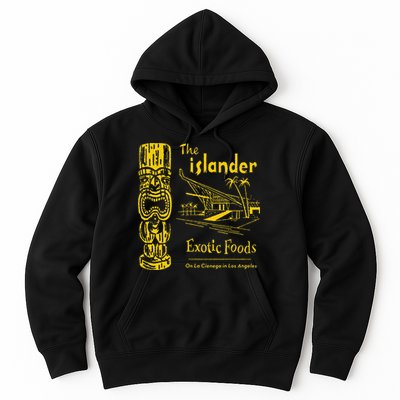 The Islander Los Angeles CA Vintage Tiki Bar Funny Hoodie
