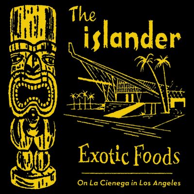 The Islander Los Angeles CA Vintage Tiki Bar Funny T-Shirt