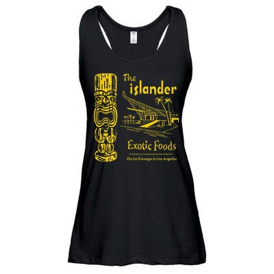 The Islander Los Angeles CA Vintage Tiki Bar Funny Ladies Essential Flowy Tank