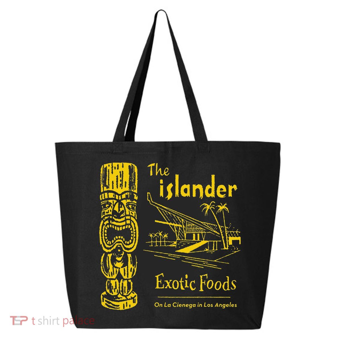 The Islander Los Angeles CA Vintage Tiki Bar Funny 25L Jumbo Tote