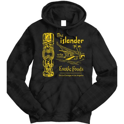 The Islander Los Angeles CA Vintage Tiki Bar Funny Tie Dye Hoodie
