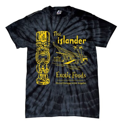 The Islander Los Angeles CA Vintage Tiki Bar Funny Tie-Dye T-Shirt
