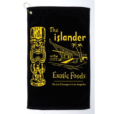 The Islander Los Angeles CA Vintage Tiki Bar Funny Golf Towel