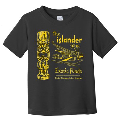 The Islander Los Angeles CA Vintage Tiki Bar Funny Toddler T-Shirt