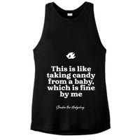 This Is Like Taking Candy From A Baby Which Is Fine By Me Shadow The Hedgehog Ho Ladies PosiCharge Tri-Blend Wicking Tank