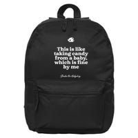 This Is Like Taking Candy From A Baby Which Is Fine By Me Shadow The Hedgehog Ho 16 in Basic Backpack