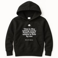 This Is Like Taking Candy From A Baby Which Is Fine By Me Shadow The Hedgehog Ho Kids Hoodie