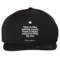 This Is Like Taking Candy From A Baby Which Is Fine By Me Shadow The Hedgehog Ho Wool Snapback Cap