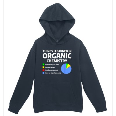 Things I Learned In Organic Chemistry Science Chemist Urban Pullover Hoodie