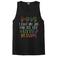 Teacher I Love My Job For All The Little Reasons PosiCharge Competitor Tank