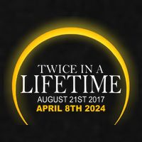 Twice In Lifetime 2024 Solar Eclipse Ladies PosiCharge Tri-Blend Wicking Tank