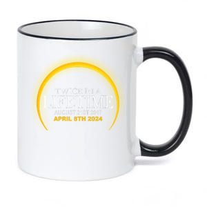 Twice In Lifetime 2024 Solar Eclipse 11oz Black Color Changing Mug