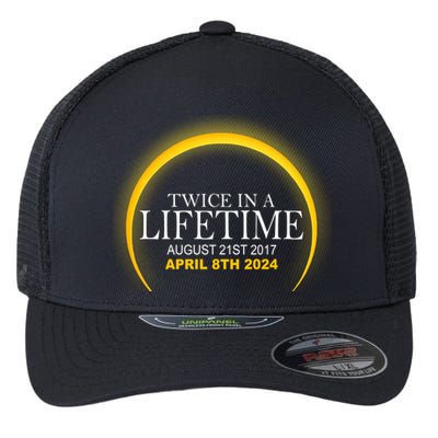Twice In Lifetime 2024 Solar Eclipse Flexfit Unipanel Trucker Cap