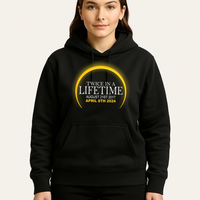 Twice In Lifetime 2024 Solar Eclipse Hoodie